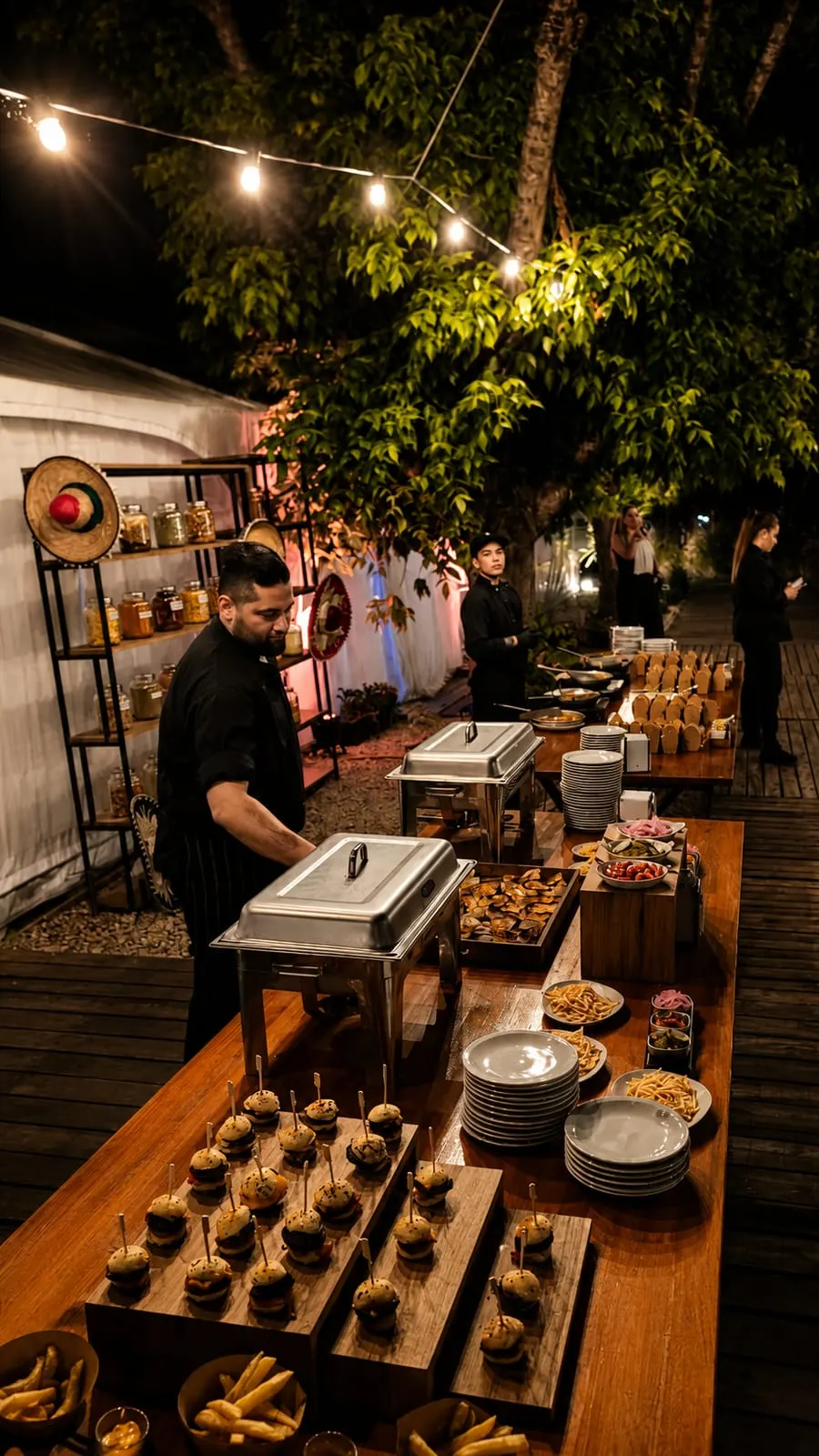 Servicio de catering para pizza libre